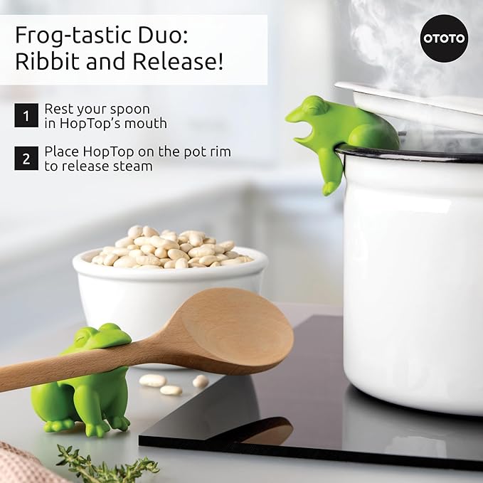 OTOTO New HopTop Frog Spoon Holder - Image 6