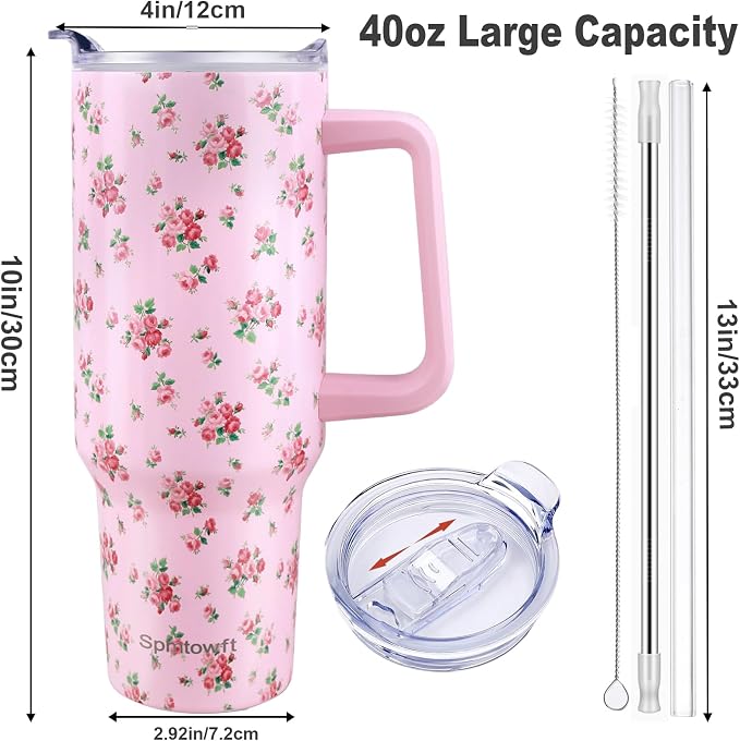 40oz Stainless Steel Double Vacuum Tumbler - Image 4