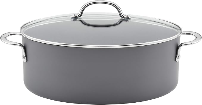 Rachael Ray 80090 Professional Hard Anodized Nonstick Cookware Oval Pasta by RachaelRayKitchenware