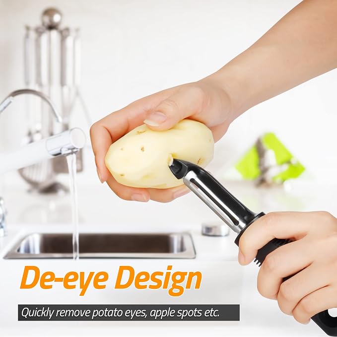 Vegetable Fruit peeler for kitchen Potato Peeler Hand Sharp Stainless Steel - Image 4