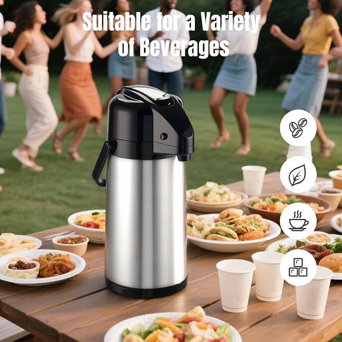 PARACITY Upgraded Airpot Coffee Carafe - Image 7