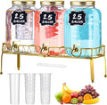 Lallisa 3 Pcs 2.5 Gallon Beverage Dispensers by Lallisa