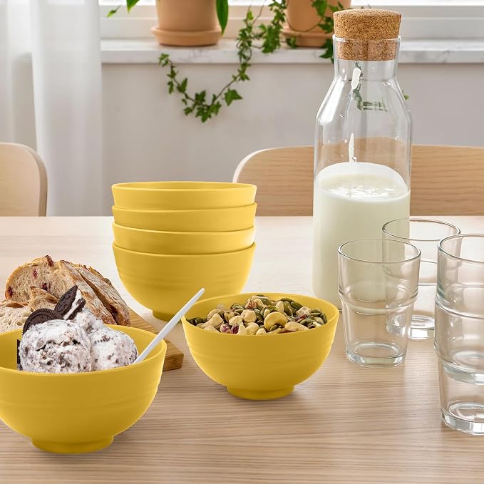 Wrova wheat straw icecream bowls 10oz set of 8 - Image 6