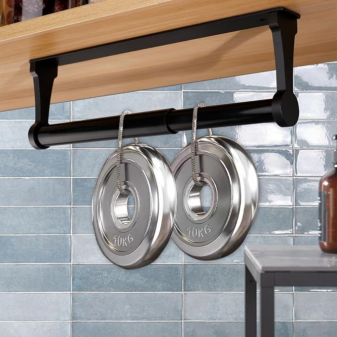 MONEER Paper Towel Holder Under Cabinet, Paper Towel Holder, Aluminum Alloy - Image 4