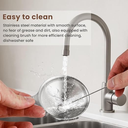 Supercenter Kitchen Funnel, Stainless Steel Mini Funnel, - Image 6