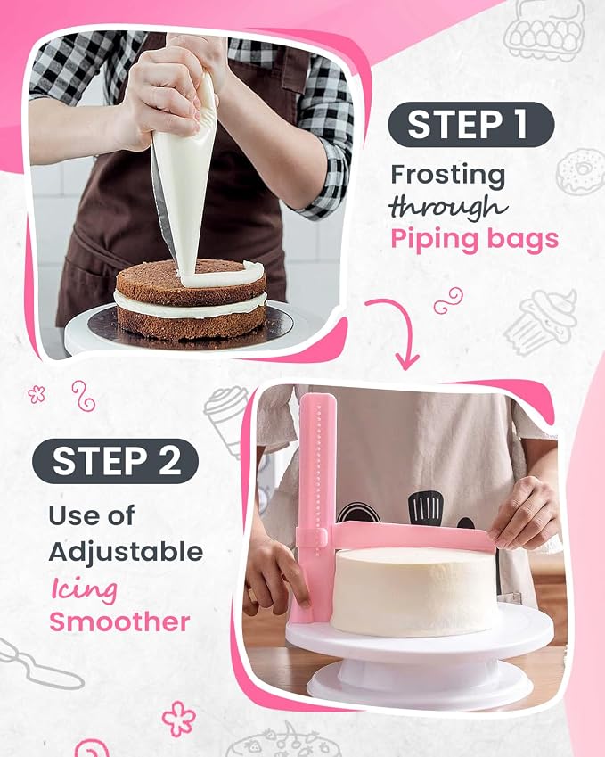 RFAQK 200PCs Cake Decorating Kit - Image 2