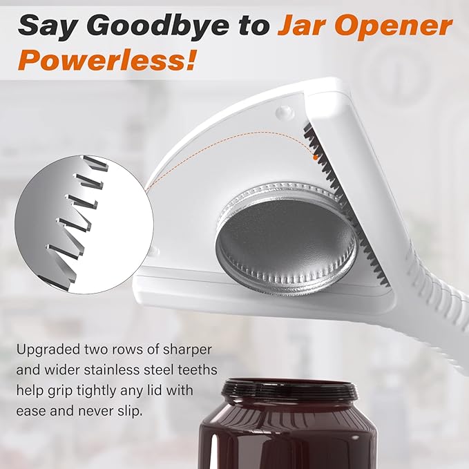 Jar Opener for Weak Hands, Dual Usage | Easy Grip Jar Opener & Under Cabinet - Image 2