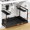 Aisslro Under Sink Organizer, 2 Tier Under the Sink Storage, Expandable by AisslroDirect