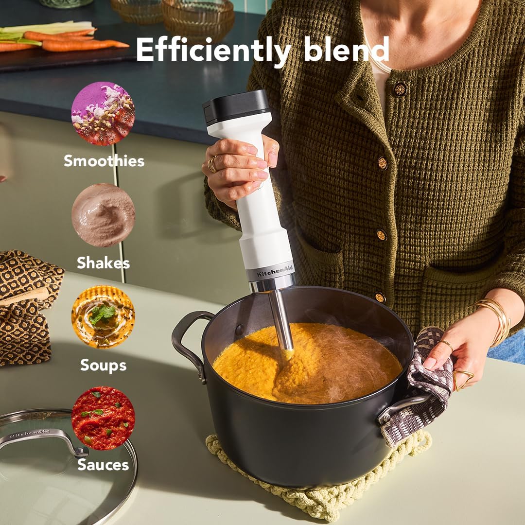 KitchenAid Go Cordless Hand Blender, battery included, KHBRV71