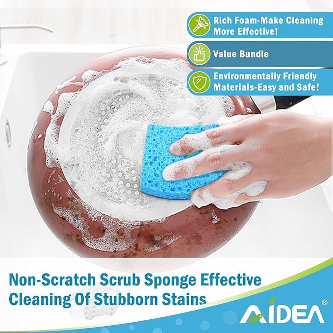 AIDEA Sponges Kitchen, Non-Scratch Scrub Sponge, Sponges - Image 7