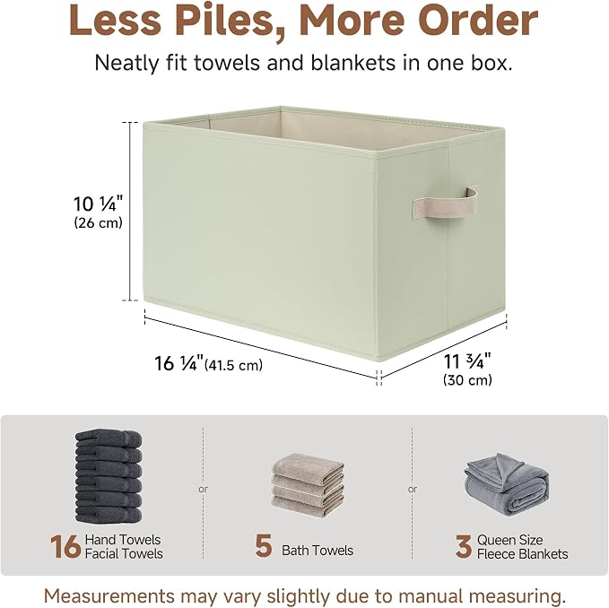 StorageWorks Storage Basket for Shelves, Closet Organizers and Storage Baskets - Image 3