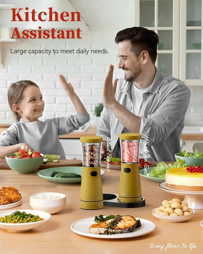Electric Salt and Pepper Grinder Set - Image 8