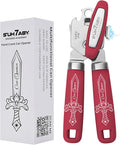 Manual Can Opener with Magnet, Heavy Duty Hand Can and Bottle Opener with by SUH7ABY