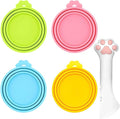 Food Can Spoon & Lids, One Multi-Functional Opener Spatula, Cute Paw Shape Spoon by IVIA+PET