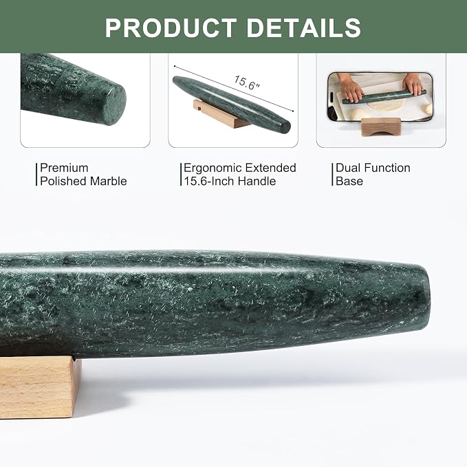 French Marble French Rolling Pin - Image 3