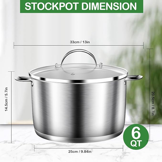 STOCKPOT Cooking Pot, Stainless Steel Stock Pot - Image 7