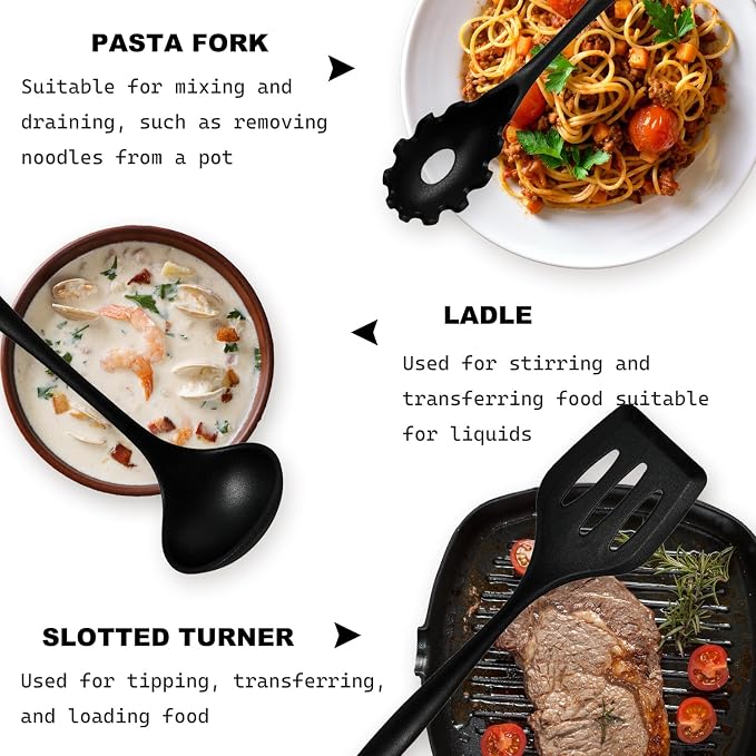 Silicone Kitchen Utensils Set - Image 4