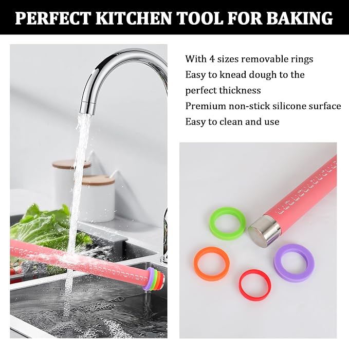 3Pcs Adjustable Rolling Pin Sets - Image 4