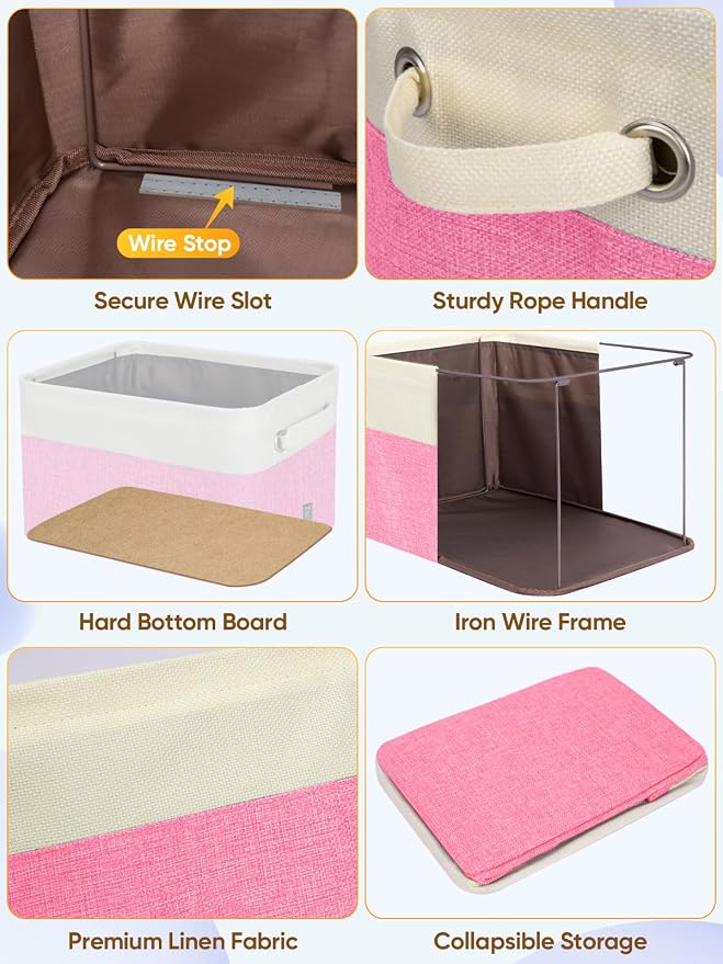 BALEINE 1 Pack Fabric Closet Storage Bins - Image 6