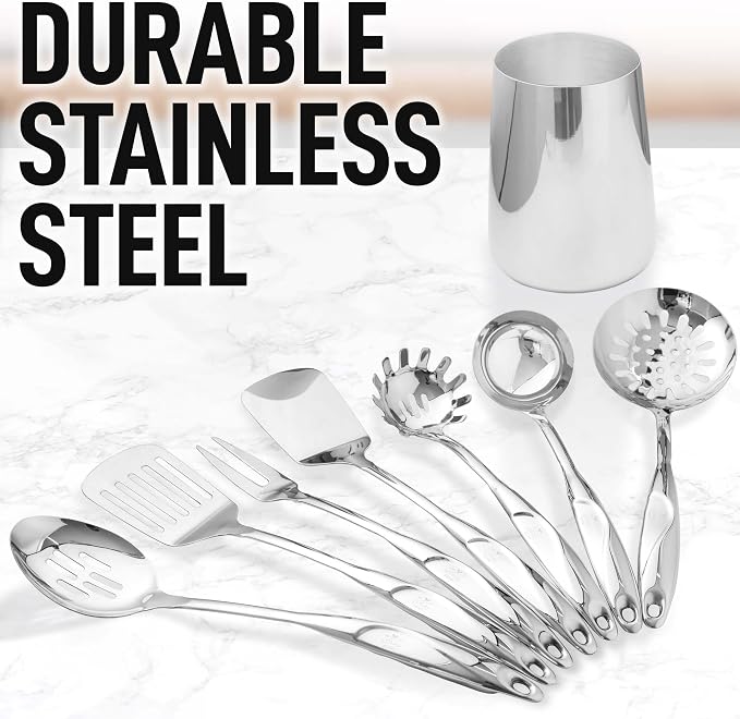 Zulay Kitchen Stainless Steel Cooking Utensil - Image 2
