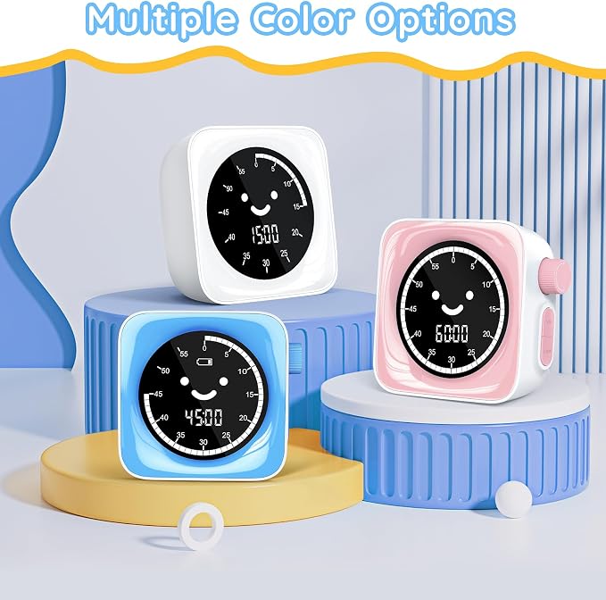 60-Minute Visual Timer for Kids Digital Visual Countdown Timer for Kids Toddler - Image 8