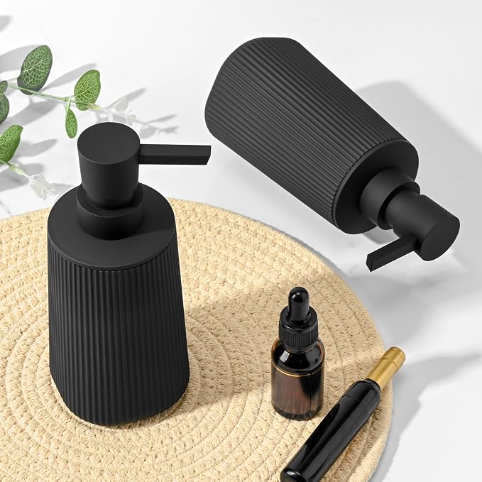 Black 2 Pack Hand Soap Dispensers Set - Image 6