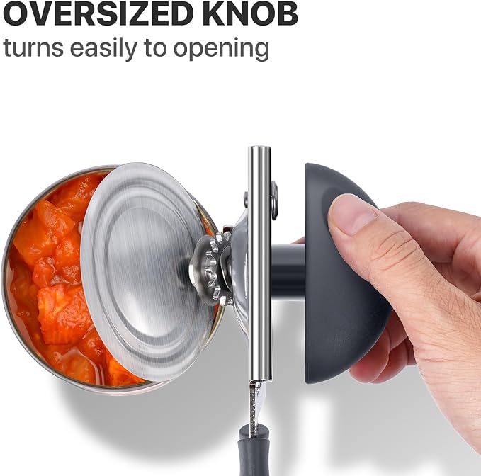 Can Opener Manual Heavy Duty, UHIYEE Hand Held Can Openers - Image 4