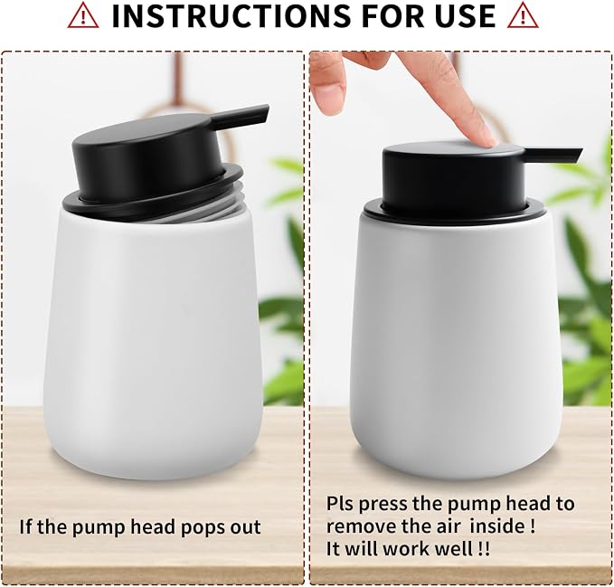 Soap Foaming Dispenser Ceramic - Image 4