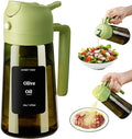 SWEET VIEW Olive Oil Dispenser and Oil Sprayer – 16oz/470ml Glass Light-Proof by SWEETVIEW