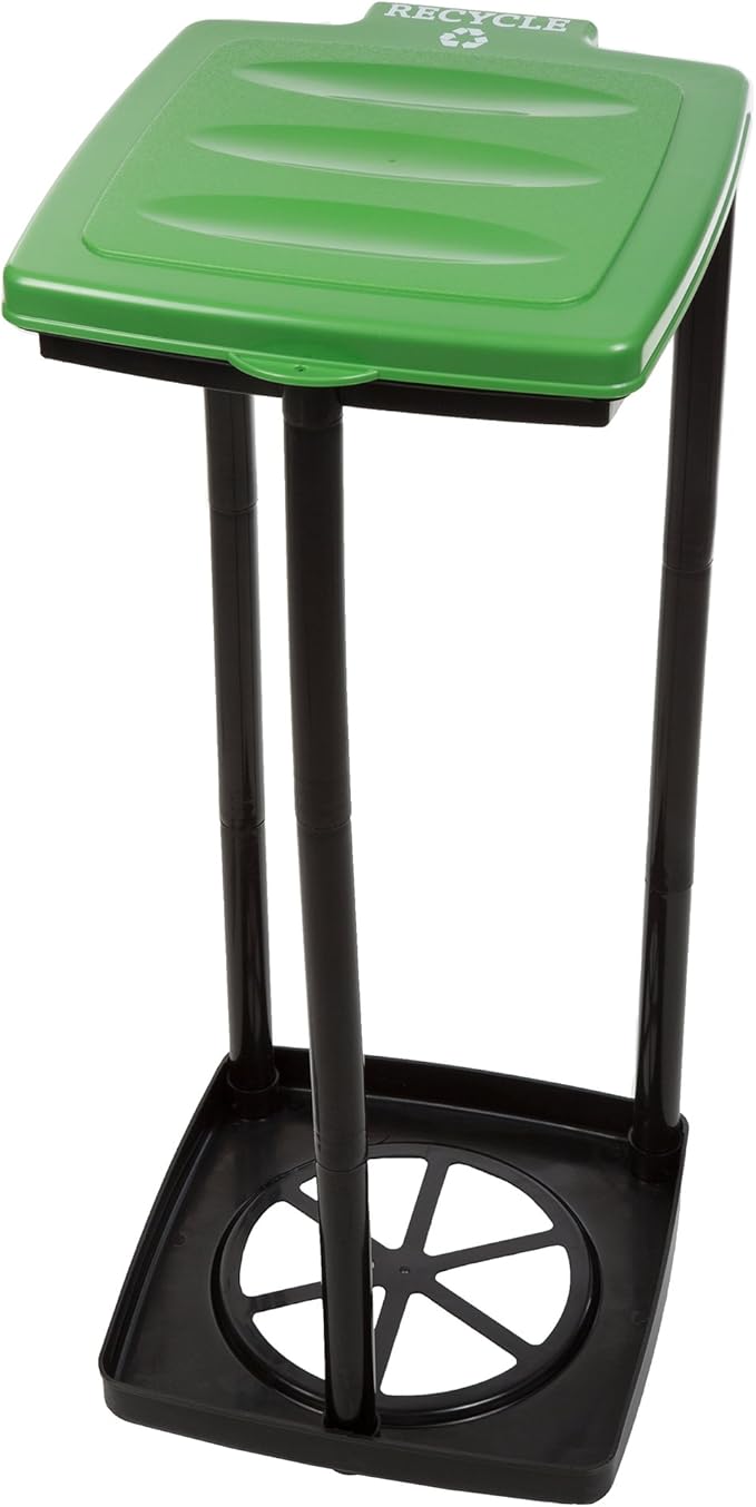 Portable Trash Bag Holder – Collapsible 13-Gallon Garbage Bin by Wakeman