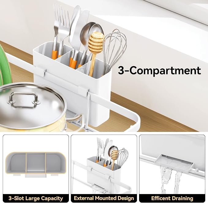 TOOLF Dish Drying Rack, Dish Racks - Image 4