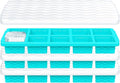 Ice Cube Tray with Lid – 3 Pack 2 Tbsp Ice Trays by Bandiction