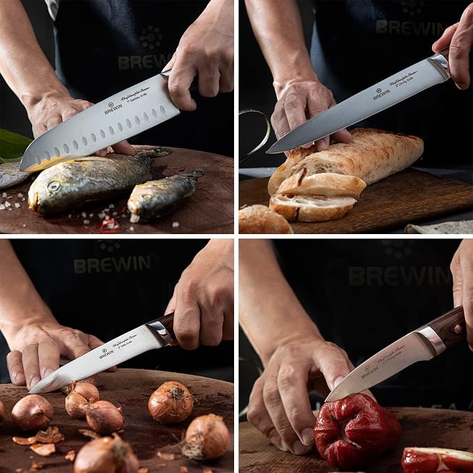 Brewin CHEFILOSOPHI Japanese Chef Knife Set 5 PCS - Image 6