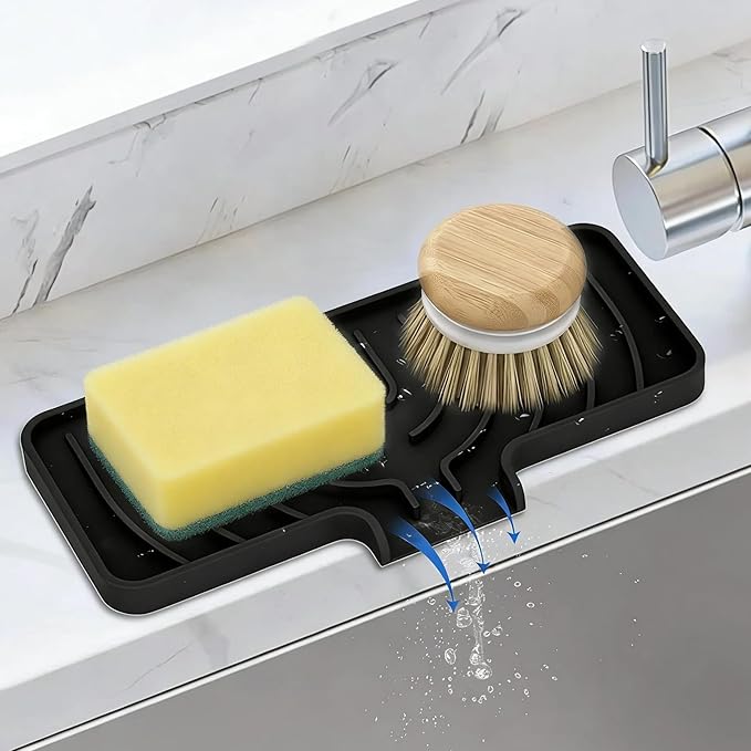 Silicone Sponge Holder for Kitchen Sink by JACZZO
