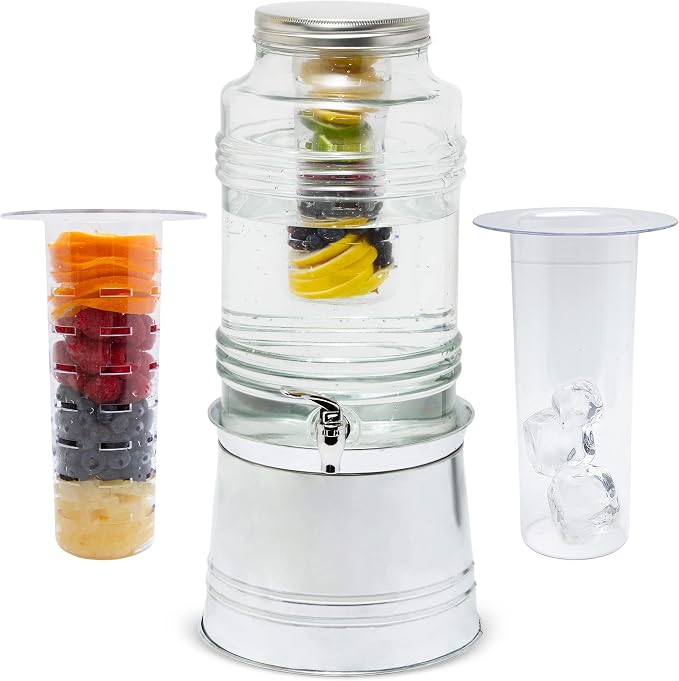 Style Setter Glass Drink Dispenser by Stylesetter