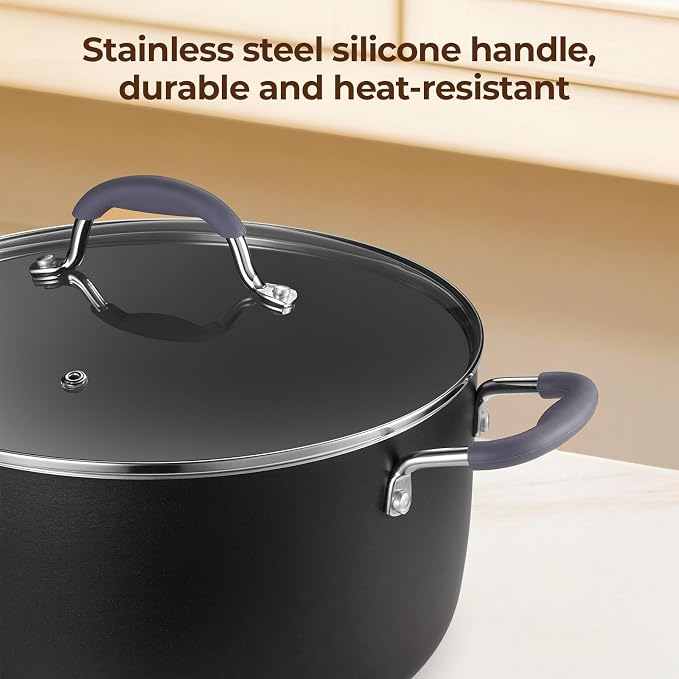 10 Quart Nonstick Stock Pot - Image 5
