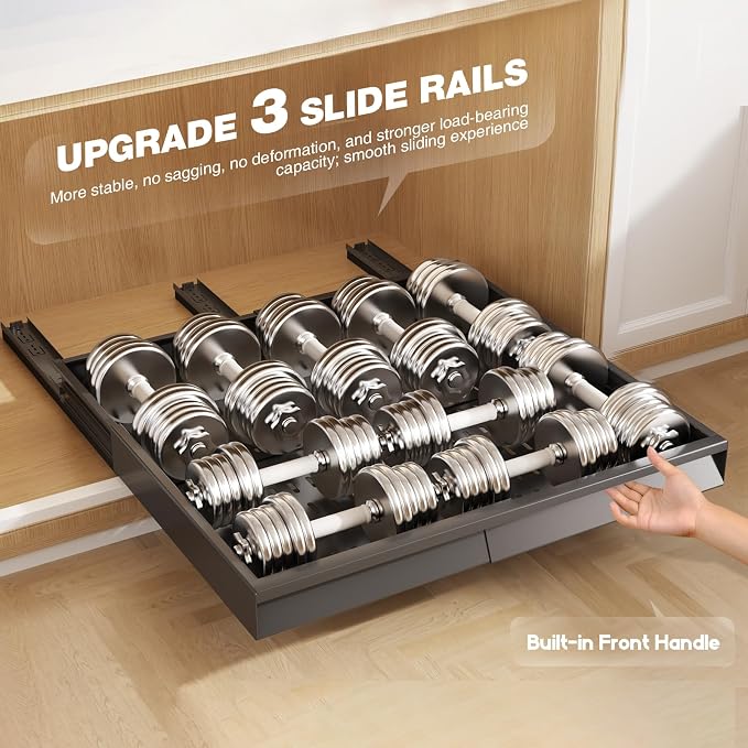 Seinloes 2 Pack Pull Out Cabinet Organizer - Image 7