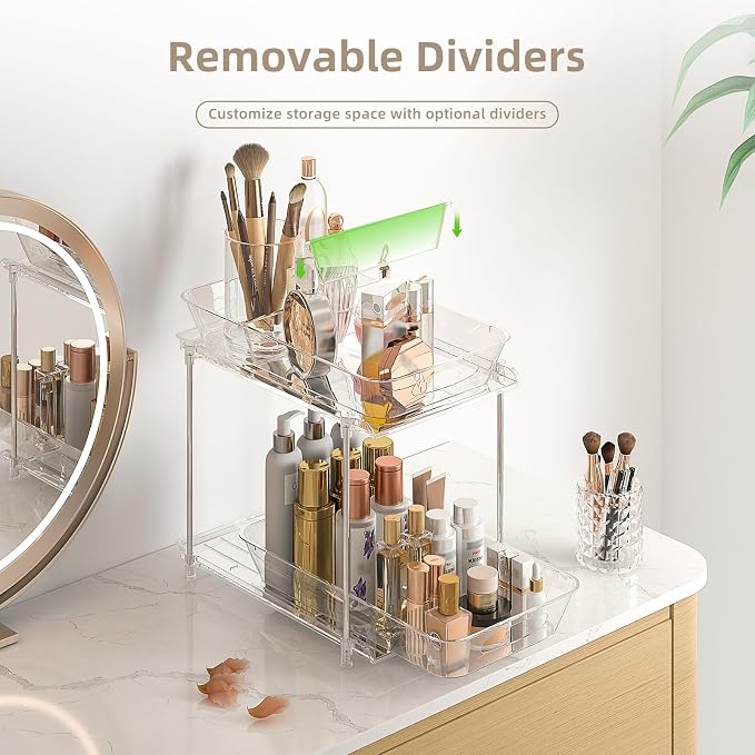 Sevenblue Under Sink Organizer, Bathroom Organizers and Storage, 2 Tier - Image 5