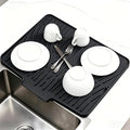 Silicone Dish Drying Mat for Kitchen Counter Sink, Non-Slip dish drying Pad by AYDRBMG