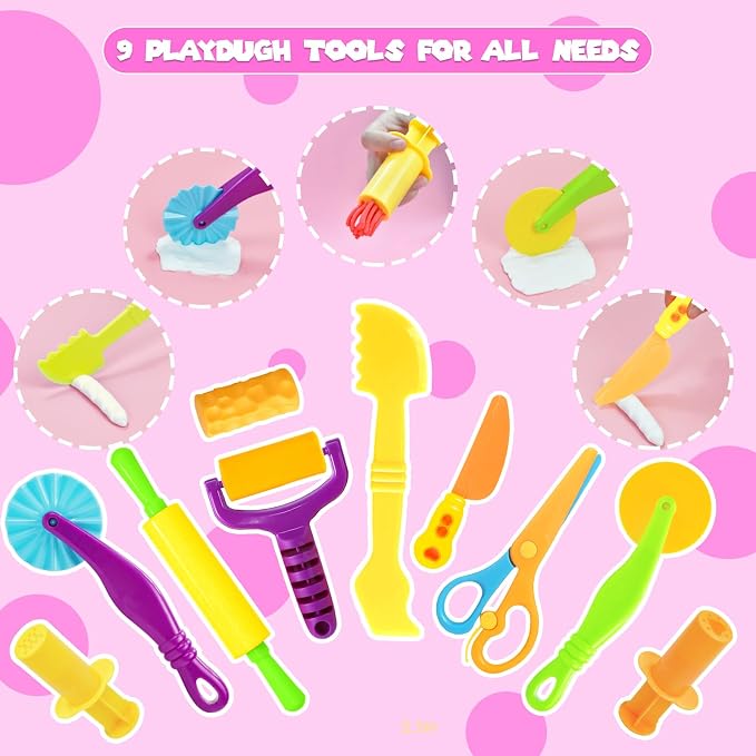 Playdough Tools Set, Creative Play Dough Accessories - Image 4