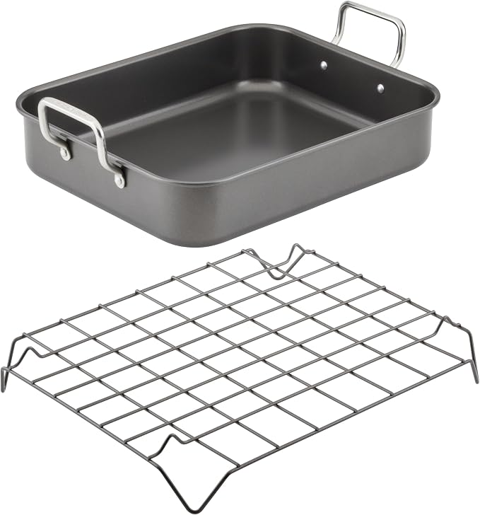 Rachael Ray Bakeware Nonstick Roaster/Roasting Pan - Image 12