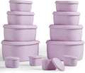 ISSEVE 12Pcs/Set Nesting Silicone Food Storage Containers by ISSEVE