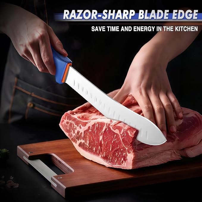 DRAGON RIOT 6 Pcs Butcher Knives Set, Meat Processing Knife Set - Image 6