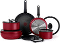T-fal Ingenio Expertise Non Stick Cookware Set 14 Piece, Oven Broiler Safe 500F by T-falbrand