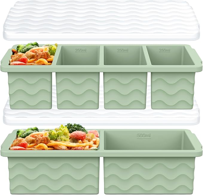 Silicone Freezer Molds for Soup by Aopigavi