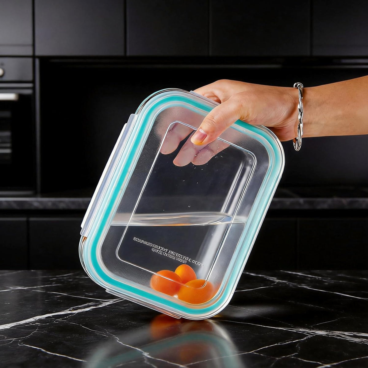 Liuruiyu Glass Food Storage Containers with Lids, 8 Pack Meal Prep