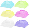 HBlife 6 Pack Colored Pop-Up Mesh Food Cover Tent by HBlife