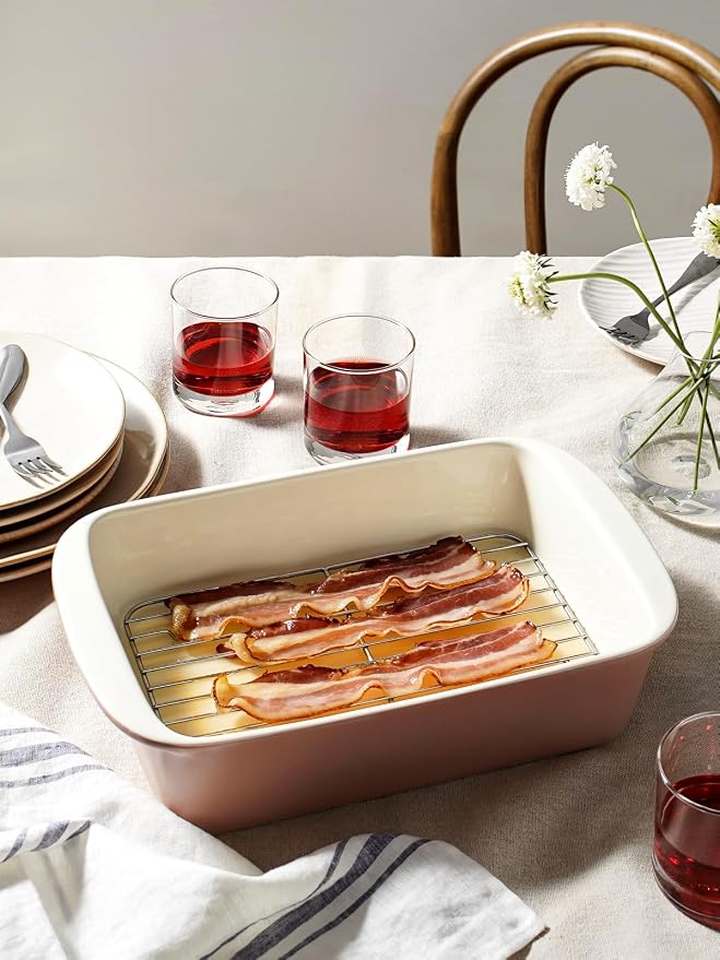 LE TAUCI Deep Casserole Dishes for Oven, 13.7”x9.6” Ceramic Baking Dish Set - Image 5