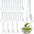 Tessco for you 25 Pcs Plastic Tongs for Serving Bulk, 9 Inch Plastic Disposable by Tessco