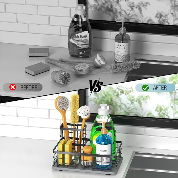 Kitchen Sink Caddy Organizer, Sponge Holder - Image 6